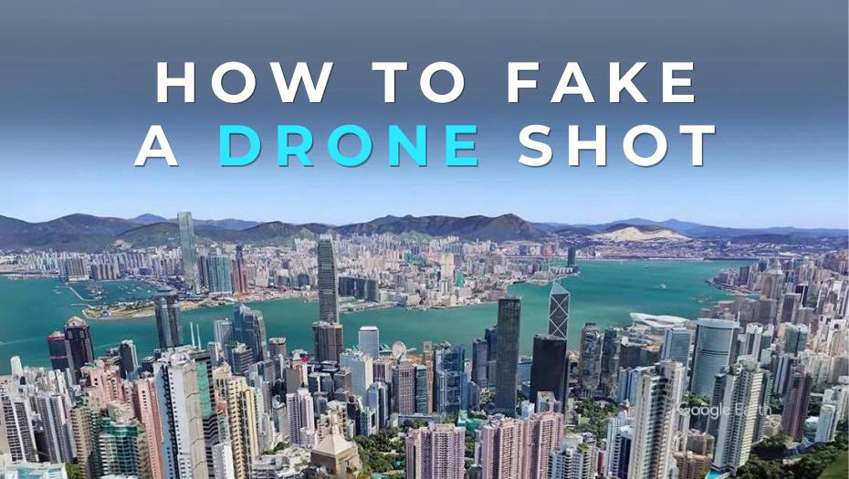 Want a drone shot and don't have a drone? This video explains how to fake a drone shot.