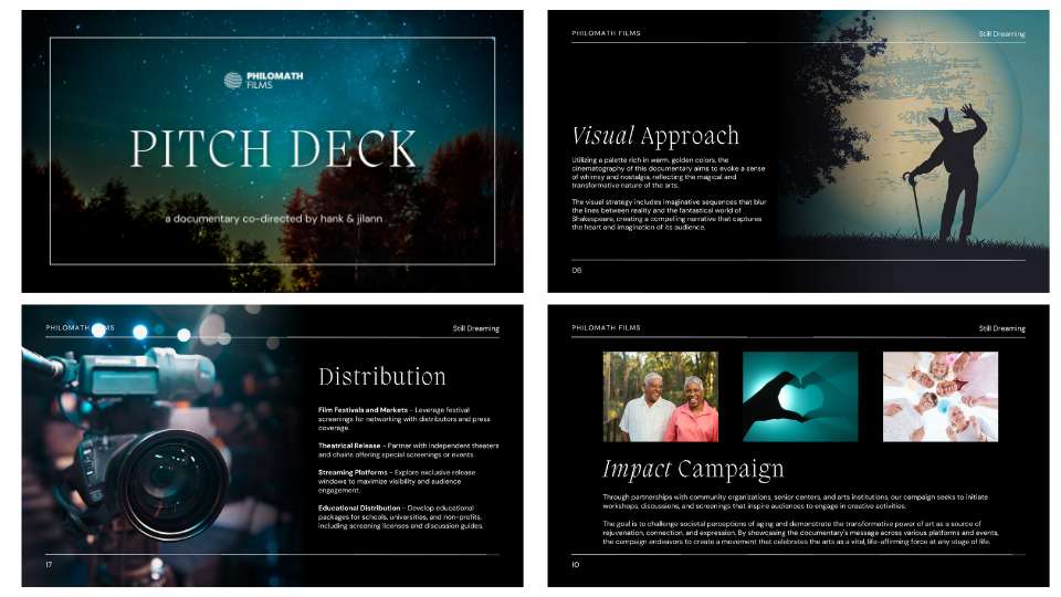 Documentary Pitch Deck Example