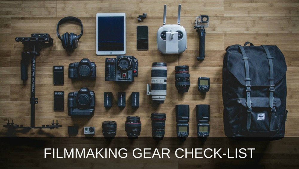 Video Production Equipment And Filmmaking Gear Check-list